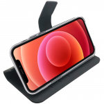 Celly Wallet Case iPhone 12 / 12 Pro, Svart