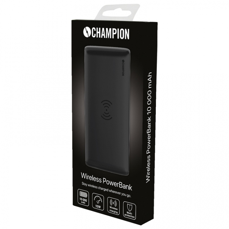 Champion PowerBank 10000 mAh 10W Wirele
