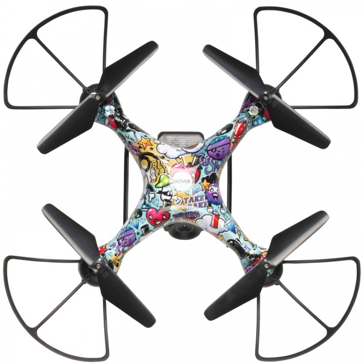 Denver Drone HD-kamera Stort batteri Højdeholder