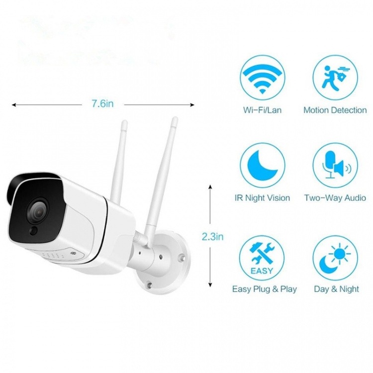 Denver Outdoor smart Wi-Fi/IP camera