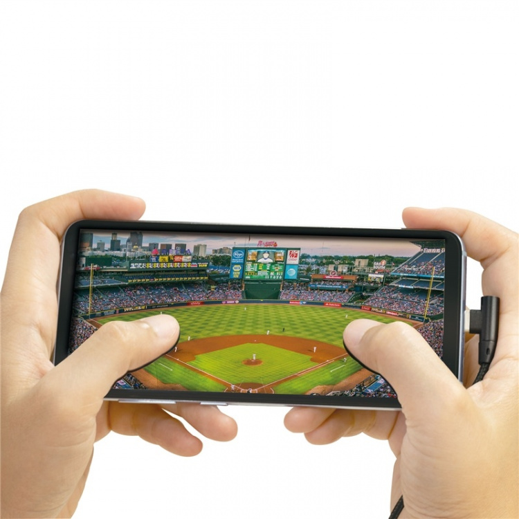 LogiLink Vinklad MicroUSB-kabel USB 2.0