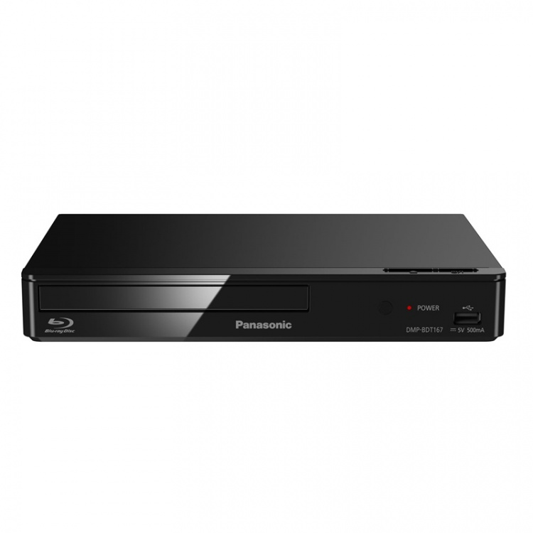 Panasonic DMP-BDT167EG Blu-ray-skivespiller Sort