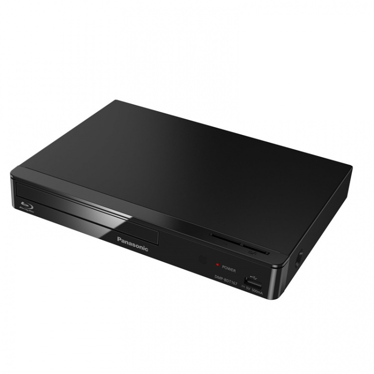 Panasonic DMP-BDT167EG Blu-ray-skivespiller Sort