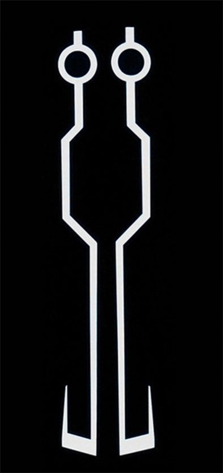 Lysstrimler til motorcykelhjelm, Hvidt lys