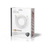 Nedis Kat 6 kabel | RJ45 Han | RJ45 Han | S/FTP | 20.0 m | Runde | LSZH / PVC | Hvid | Window Box