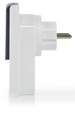 Nedis SmartLife Smart Plug | Wi-Fi | IP44 | Effektmåler | 3680 W | EU stik / Type F (CEE 7/7) | -30 - 40 °C | Android™ / IOS | Grå / Hvid Nedis SmartLife Smart Plug | Wi-Fi | IP44 | Effektmåler | 3680 W | EU stik / Type F (CEE 7/7) | -30 - 40 °C | Android™ / IOS | Grå / Hvid