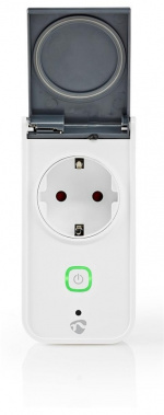 Nedis SmartLife Smart Plug | Wi-Fi | IP44 | Effektmåler | 3680 W | EU stik / Type F (CEE 7/7) | -30 - 40 °C | Android™ / IOS | Grå / Hvid Nedis SmartLife Smart Plug | Wi-Fi | IP44 | Effektmåler | 3680 W | EU stik / Type F (CEE 7/7) | -30 - 40 °C | Android™ / IOS | Grå / Hvid