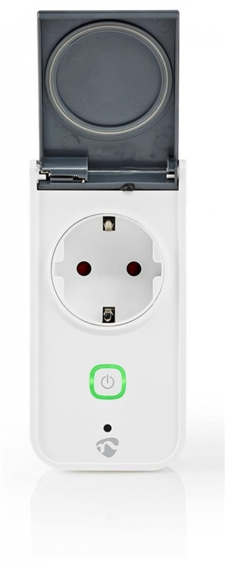 Nedis SmartLife Smart Plug | Wi-Fi | IP44 | Effektmåler | 3680 W | EU stik / Type F (CEE 7/7) | -30 - 40 °C | Android™ / IOS | Grå / Hvid Nedis SmartLife Smart Plug | Wi-Fi | IP44 | Effektmåler | 3680 W | EU stik / Type F (CEE 7/7) | -30 - 40 °C | Android™ / IOS | Grå / Hvid