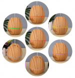 Luftfugter i trædesign, Lyst træ Luftfugter i trædesign, Lyst træ