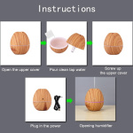 Luftfugter i trædesign, Lyst træ Luftfugter i trædesign, Lyst træ