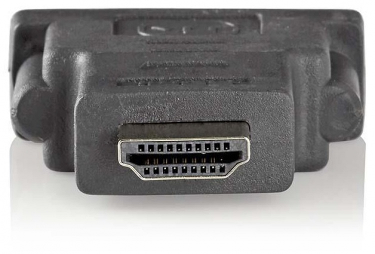 Nedis HDMI™ Adapter | HDMI™ Stik | DVI-D 24+1-Pins Hun | Guldplateret | Lige | ABS | Antracit | 1 stk. | Box