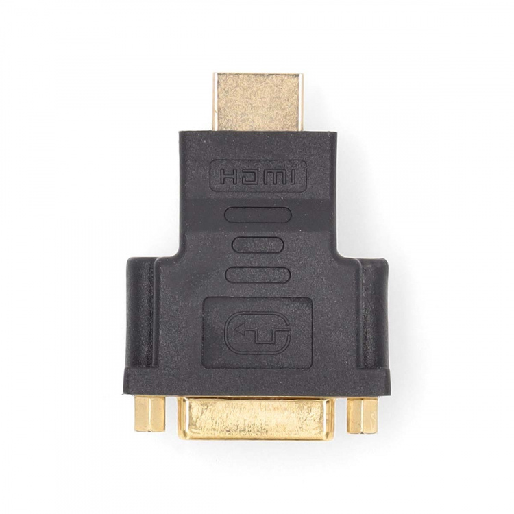 Nedis HDMI™ Adapter | HDMI™ Stik | DVI-D 24+1-Pins Hun | Guldplateret | Lige | ABS | Antracit | 1 stk. | Box