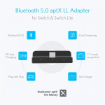 Invery Bluetooth Audio Transmitter til Nintendo Switch Invery Bluetooth Audio Transmitter til Nintendo Switch