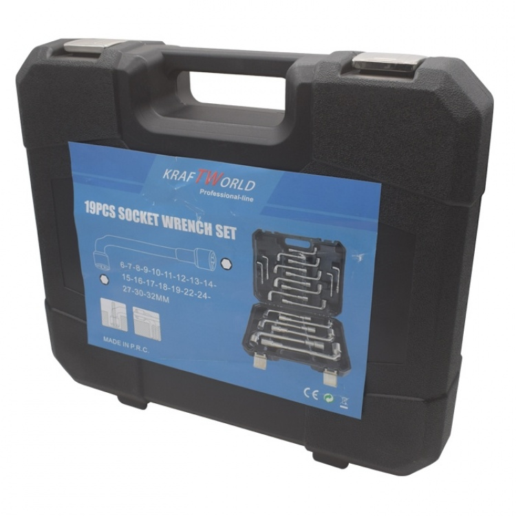 Kraft World topnøglesæt 19 dele (KW-19) Kraft World topnøglesæt 19 dele (KW-19)