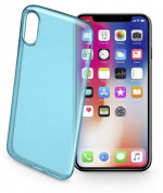 Cellularline TPU plastik mobiletui til iPhone X/XS, turkis