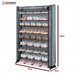 Herzberg Skoopbevaring til 45 sko, Sort