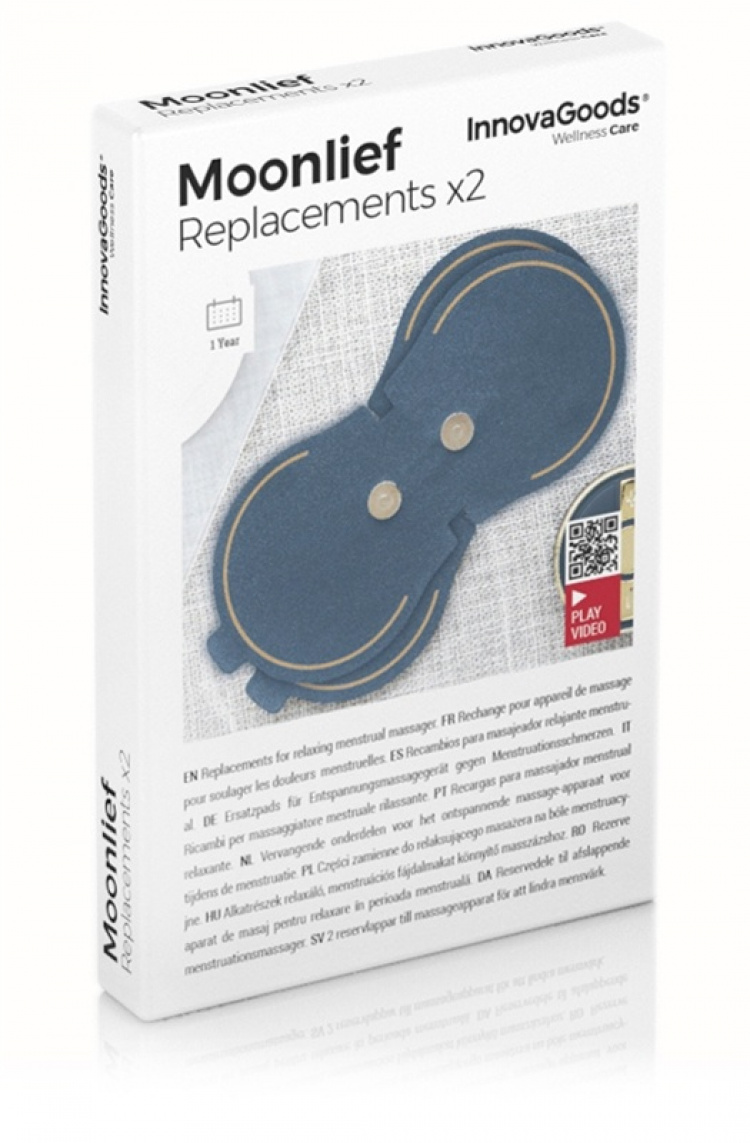InnovaGoods Moonlief udskiftningspuder 2 stk InnovaGoods Moonlief udskiftningspuder 2 stk
