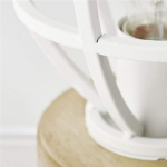 Strålende Matrix bordlampe i industriel stil