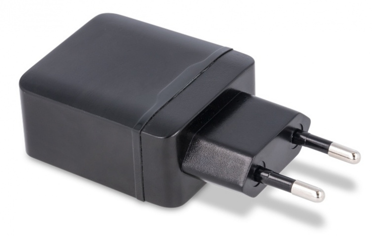 Maxlife USB-hurtigoplader MXTC-01, med hurtigopladning, 2,1A, sort