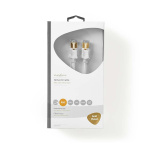 Nedis Kat 6 kabel | RJ45 Han | RJ45 Han | F/UTP | 5.00 m | Runde | LSZH / PVC | Hvid | Window Box