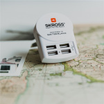 SKROSS 4-Port USB-laddare EU