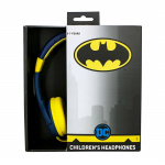 BATMAN Hovedtelefon Junior On-Ear 85dB Blå Batlogo BATMAN Hovedtelefon Junior On-Ear 85dB Blå Batlogo