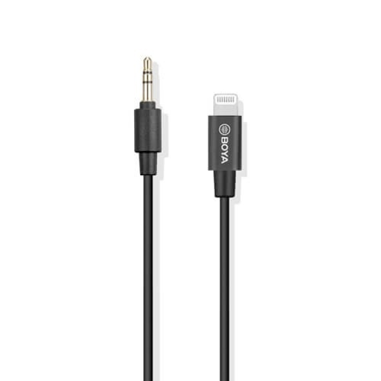 BOYA Mikrofon Knaphuls BY-M2 Lightning iOS 6m. BOYA Mikrofon Knaphuls BY-M2 Lightning iOS 6m.