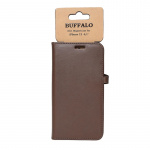 Buffalo Wallet Læder iPhone 12/12 Pro Brun