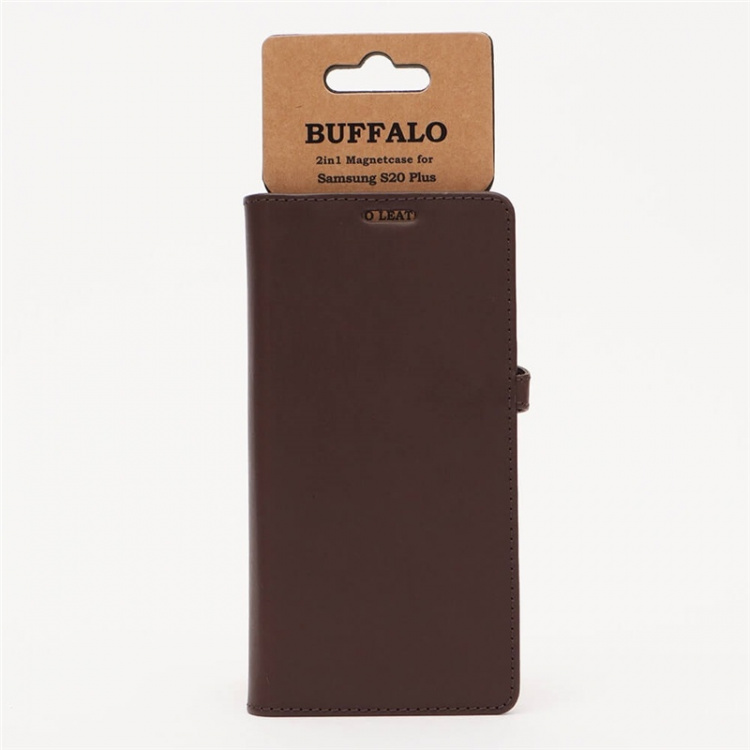 Buffalo Wallet Læder Samsung S20 Plus Brun Buffalo Wallet Læder Samsung S20 Plus Brun