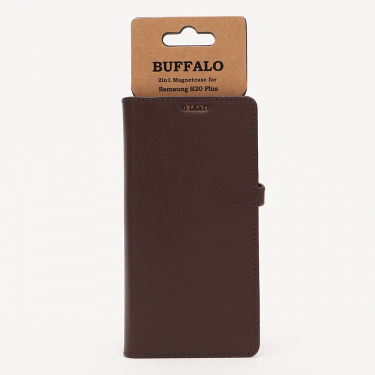 Buffalo Wallet Læder Samsung S20 Plus Brun Buffalo Wallet Læder Samsung S20 Plus Brun