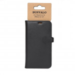 Buffalo Wallet Læder iPhone 12 Mini Sort Buffalo Wallet Læder iPhone 12 Mini Sort