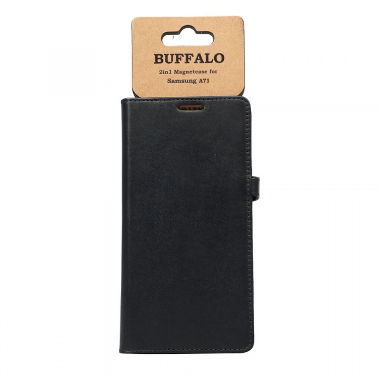 Buffalo Wallet Læder Samsung A71 Sort Buffalo Wallet Læder Samsung A71 Sort