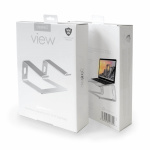 Desire2 Laptop Stander Supreme Pro Aluminiun Sølv Desire2 Laptop Stander Supreme Pro Aluminiun Sølv