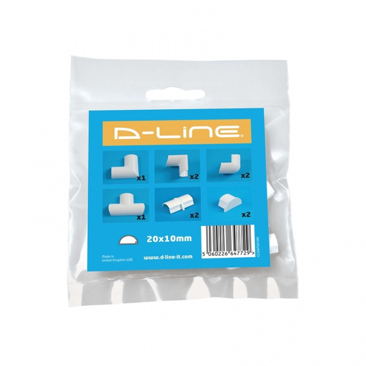 D-LINE Adapter Kit 20x10mm Hvid