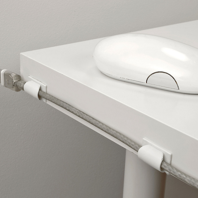 D-LINE Kabelclips Sæt á 6 stk Hvide