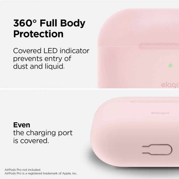Elago Beskyttelsestaske til Airpod Pro Silikone Rosa