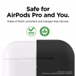 Elago Beskyttelsestaske til Airpod Pro Silikone Sort