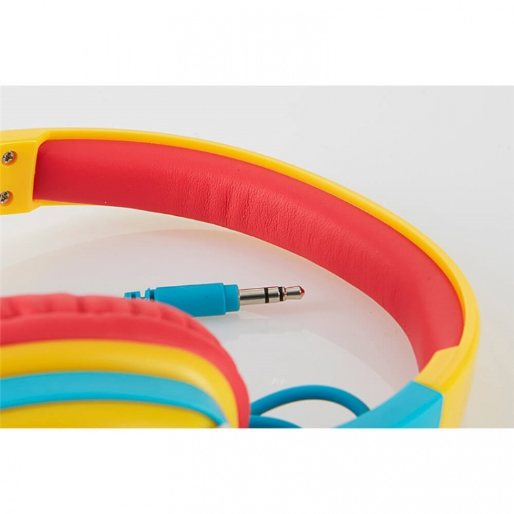 Emoji Høretelefoner On-Ear Junior 85db Emoji Blå/Gul