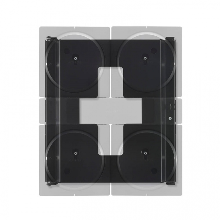 Flexson Vægbeslag SONOS AMP 4x Sort