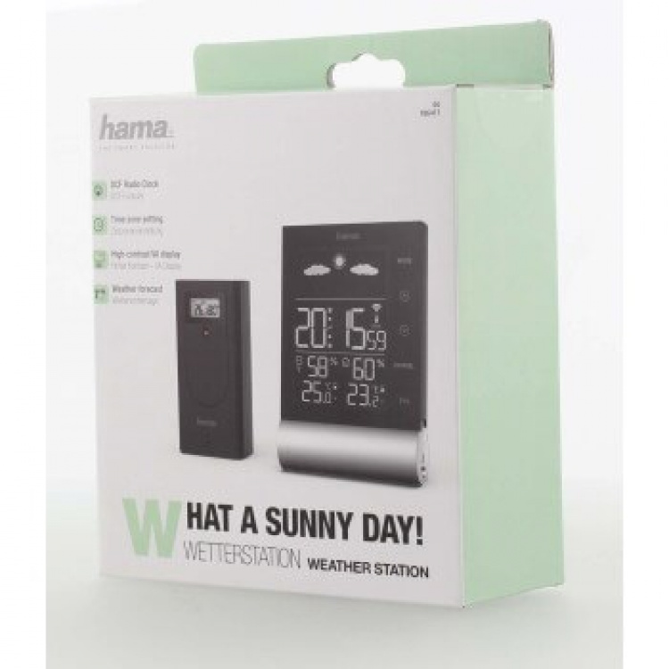 Hama Vejrstation Black Line Sort