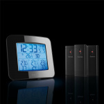 Hama Vejrstation EWS-Trio 3x Sensor Sort Hama Vejrstation EWS-Trio 3x Sensor Sort