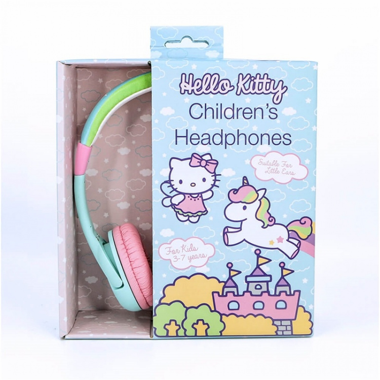HELLO KITTY Høretelefoner On-Ear Junior 85db Hello Kitty Enhjørning HELLO KITTY Høretelefoner On-Ear Junior 85db Hello Kitty Enhjørning