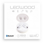 LEDWOOD Hovedtelefon i9 TWS True Wireless In-Ear Mic Hvid