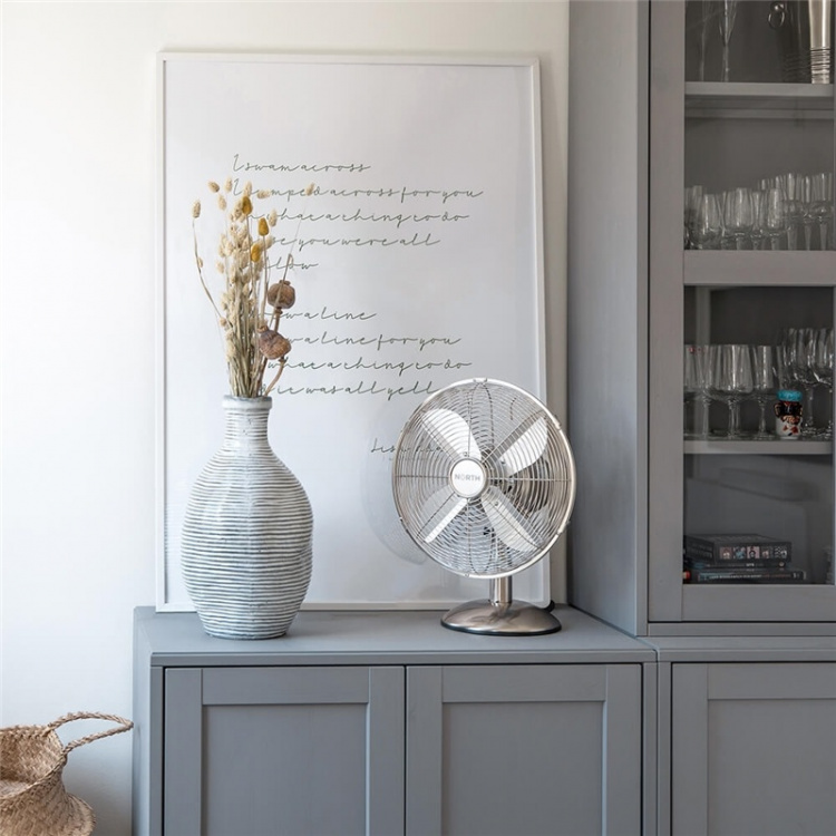 NORTH Bordblæser 30 cm Satin Chrome