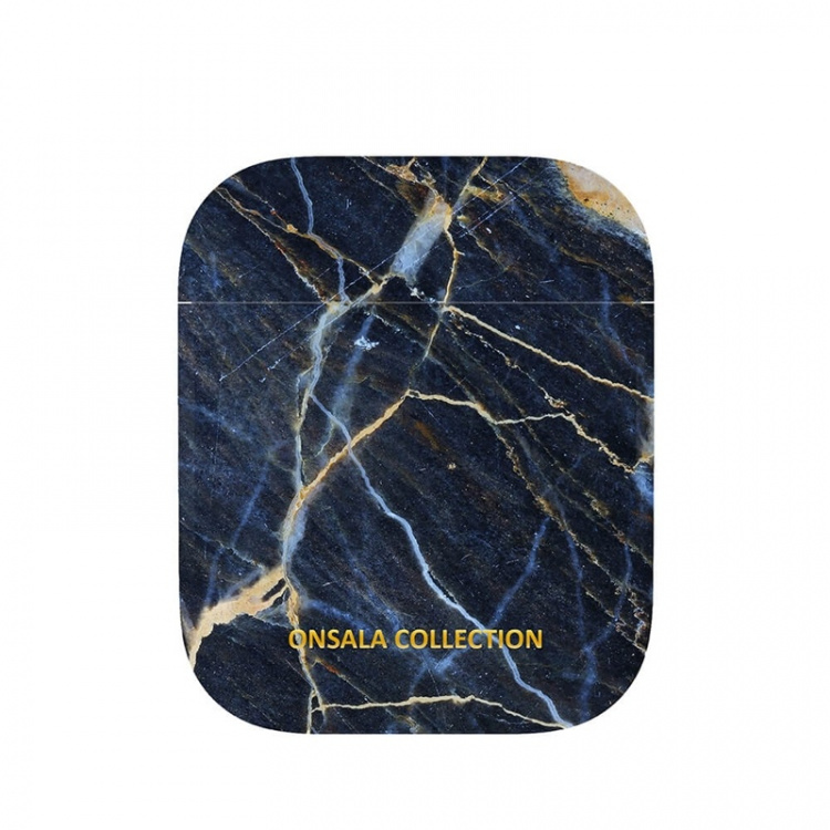 Onsala COLLECTION Airpods Case 1st and 2nd Generation Black Galaxy Marble