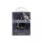 Onsala COLLECTION Airpods Case 1st and 2nd Generation Black Galaxy Marble