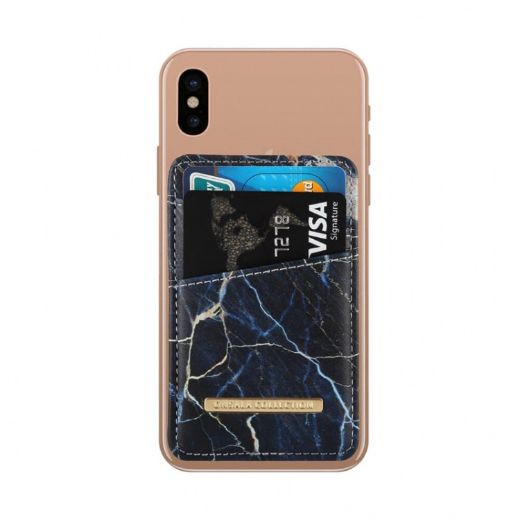 Onsala Kortholder Universal 2 Kortlommer Black Galaxy Marble