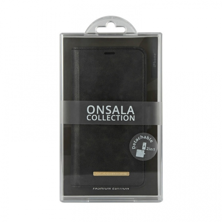 Onsala Wallet iPhone 12 Mini Midnight Black