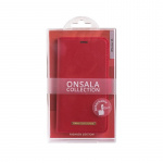 Onsala Wallet iPhone 12 Mini Saffiano Red