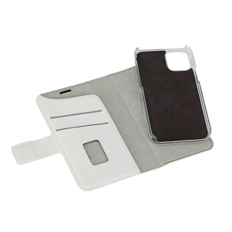 Onsala Wallet iPhone 12 Mini Saffiano White